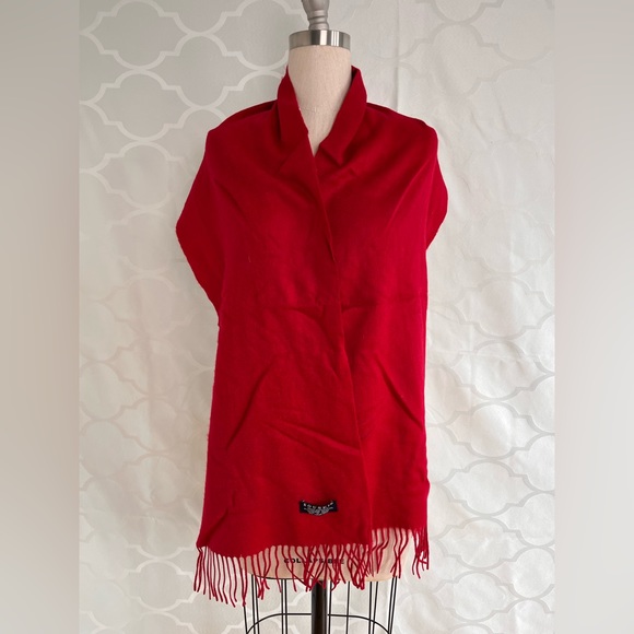 Inner Mongolia Kousei Cashmere 10% Wool 90% New! Scarf shawl soft warm Vintage - Picture 5 of 12